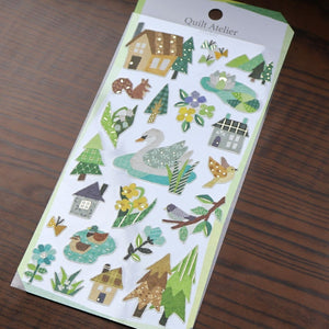 Mind Wave Quilt Atelier Sticker - A House Near the Lakeside 82423
