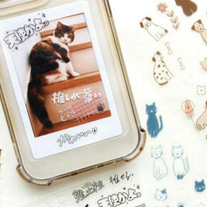 Furukawa Ltd Edition Clear Collage Stickers - Cat QS184
