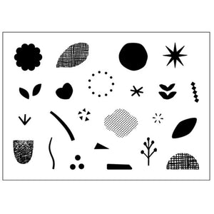 Mizushima Pocket Clear Stamp Set - Flowers 02 STJ-P-H02