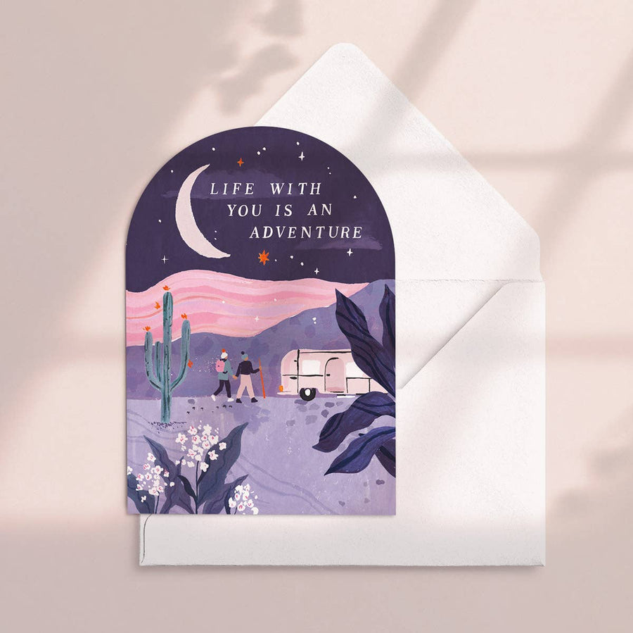 Sister Paper Co. - Desert Adventure Card | Anniversary Card | Love Cards