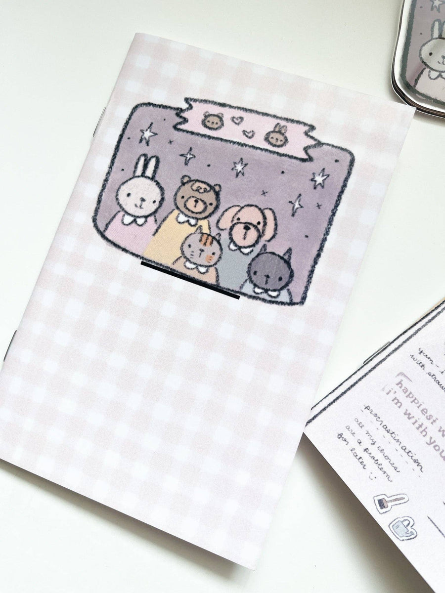 Kuboandlucy Stationery Co - Friend's Sticker Release Book: A6 Size