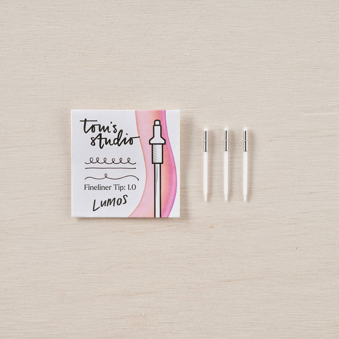 Tom's Studio - Lumos Tips (pack of 3): 3 x 1.0 Fineliner