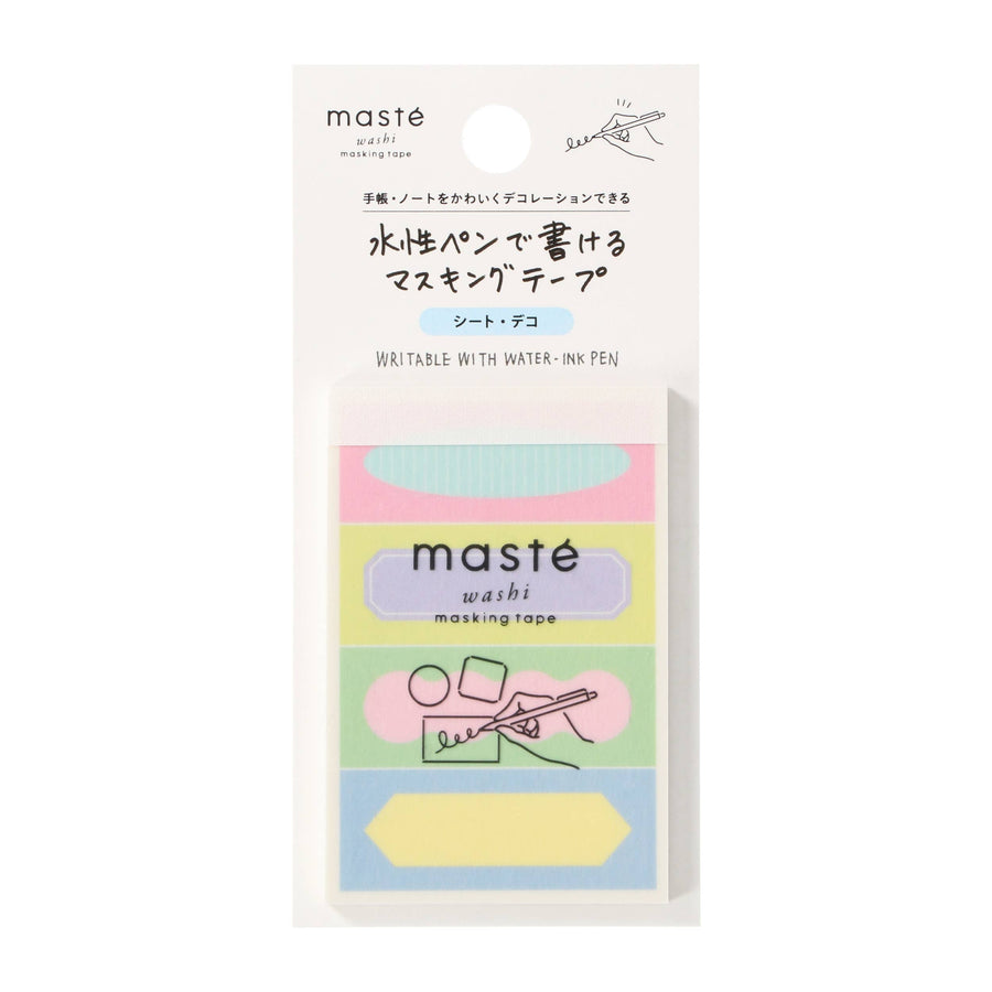 Mark's Japanese Washi Tape Sheets / maste — Peel & Stick: Circle