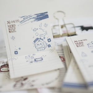 Black Milk Project Neko Mail - Perforated memo pad