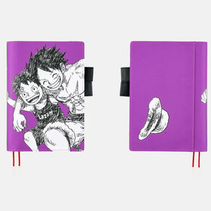 OCT. 1 Pre Order: 2024 Hobonichi COVER A5 ONE PIECE magazine: Straw Hat Luffy (Purple)