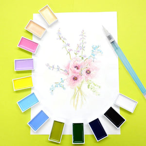 Kuretake Watercolour Gansai Tambi Set (18 colours) - MC20/18V