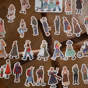 La Dolce Vita Tin of Stickers - We Move Forward Happily