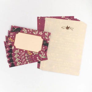 Wanowa Letter Set - Black Cat