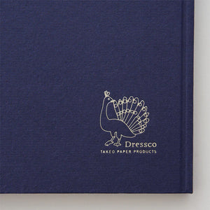 Takeo Dressco Paper Notebook S - Navy Blue Nasukon