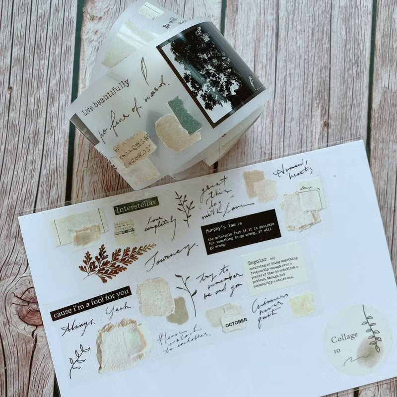 Shiwu Studio 5cm Matte PET Tape - Collage 10