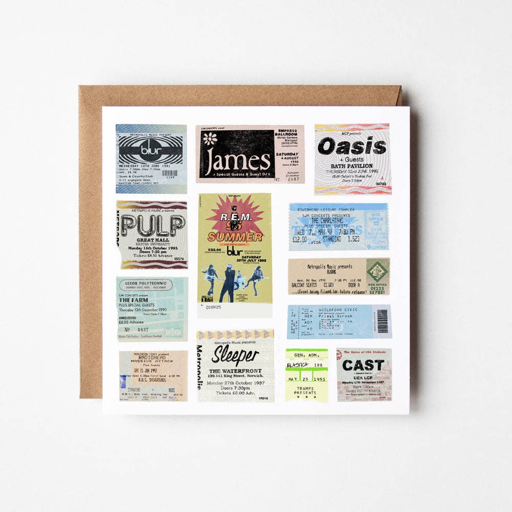 Design Smith - Nineties - blank greetings card