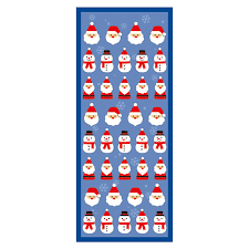 Mind Wave Sticker - 80474 Viver Santa & Snowman Christmas
