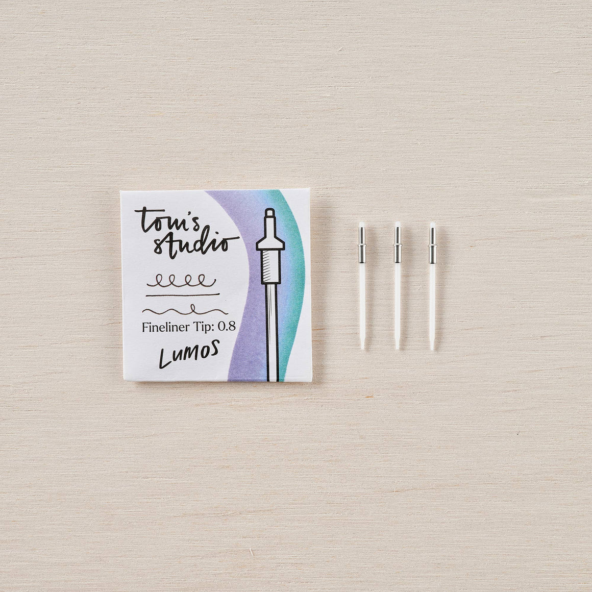 Tom's Studio - Lumos Tips (pack of 3): 3 x 0.8 Fineliner