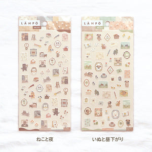 Mind Wave Mini Lampo Sticker - 82092 Cat and Night