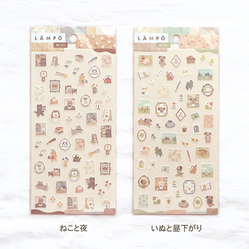 Mind Wave Mini Lampo Sticker - 82092 Cat and Night