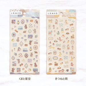 Mind Wave Mini Lampo Sticker - 82095 Fox and Rain