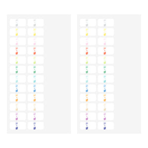 Midori Index Label Chiratto Number Colour