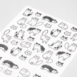 Midori Planner Stickers - 2554 Chat Cat