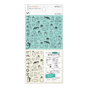 Midori Planner Stickers - 2555 Chat Sea Creature