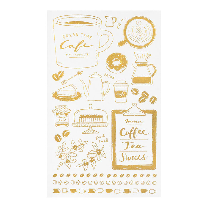 Midori Transfer Sticker Foil 2614 Coffee