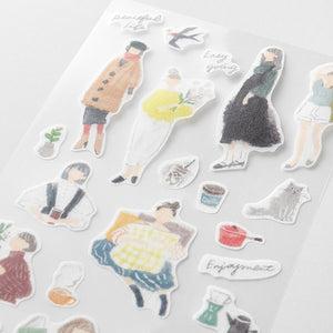 Midori Double Sheet Sticker Set - 2637 Two Sheets Fashion