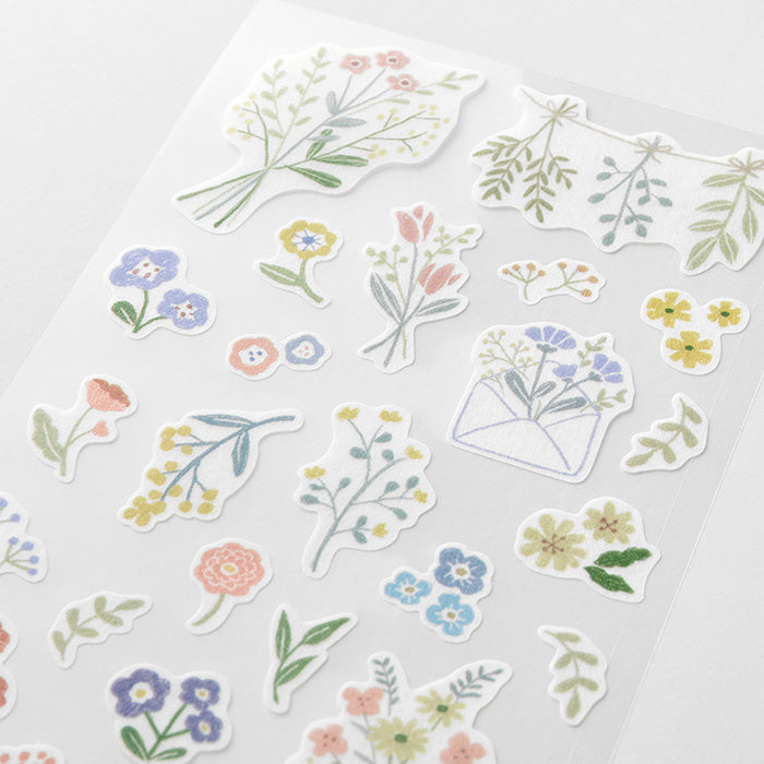 Midori Double Sheet Sticker Set - 2639 Two Sheets Flower