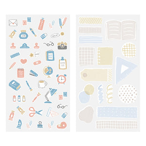 Midori Double Sheet Sticker Set - 2640 Two Sheets Stationery