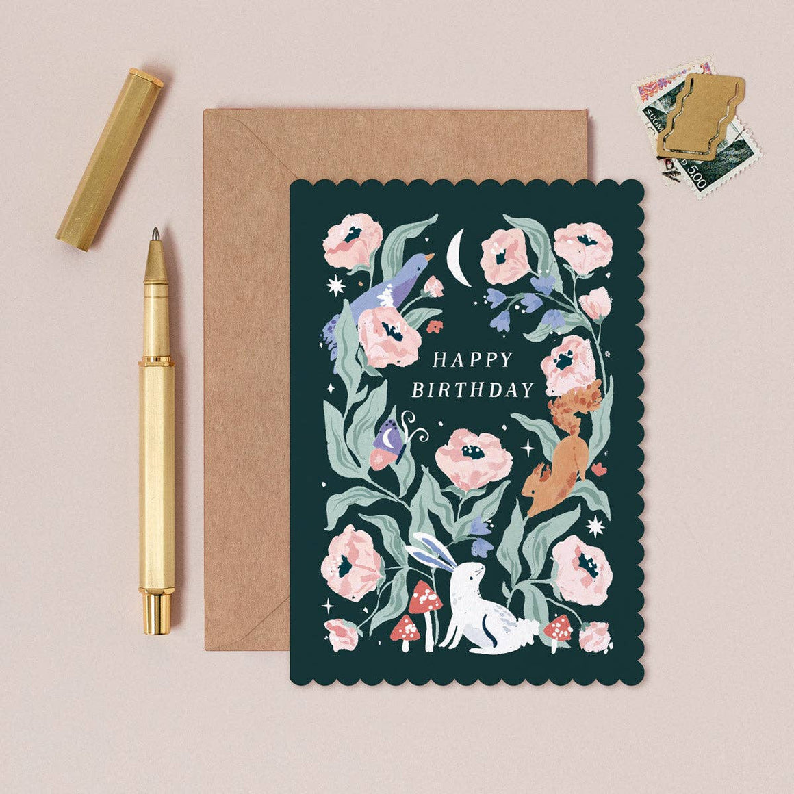 Sister Paper Co. - Woodland Birthday Card | Botanical Birthday Cards