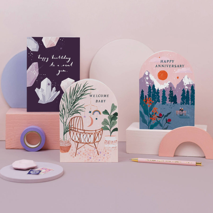 Sister Paper Co. - Anniversary Sunset Card | Anniversary Cards | Love Cards