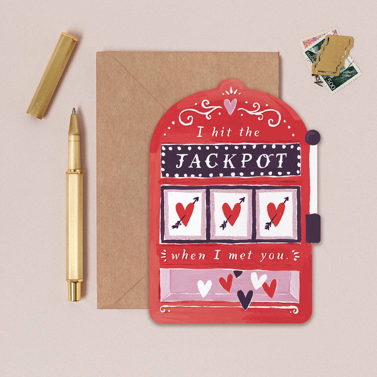 Sister Paper Co. - Jackpot Love Card | Anniversary Cards | Valentines Cards