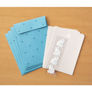 Midori Letter Writing Set -  Letter 86640-006 Polar Bear