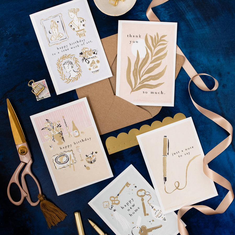 Sister Paper Co. - Just A Note Card | Everyday Greeting Card | Thinking of You