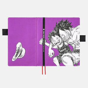 OCT. 1 Pre Order: 2024 Hobonichi COVER A5 ONE PIECE magazine: Straw Hat Luffy (Purple)