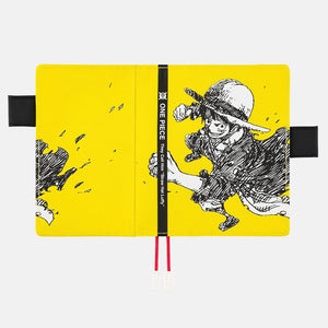 OCT. 1 Pre Order: 2024 Hobonichi COVER A6 ONE PIECE magazine: Straw Hat Luffy (Yellow)