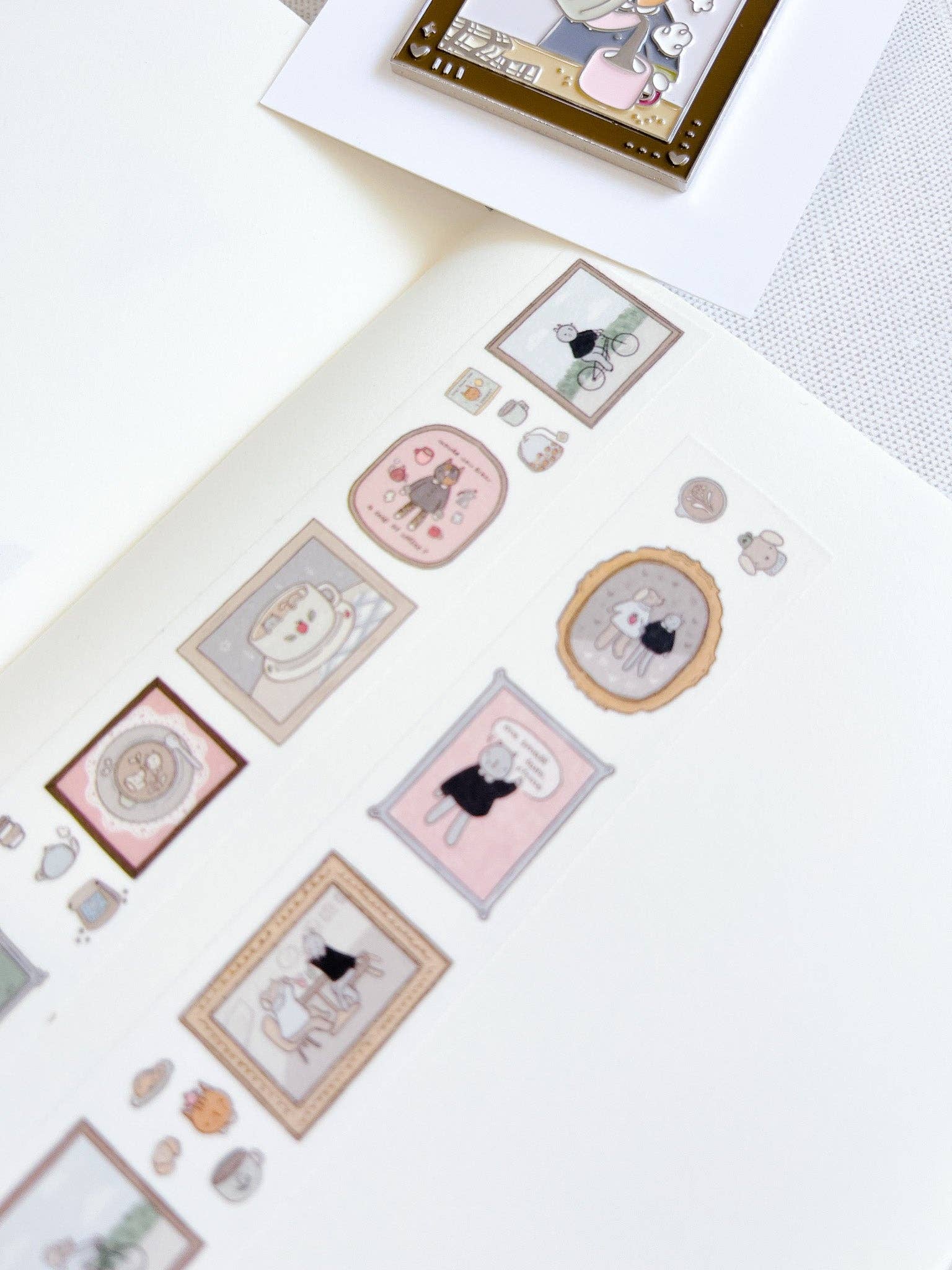 Kuboandlucy x Dana Ate Oatmeal 20mm Washi Tape - Saturday at the Cafe