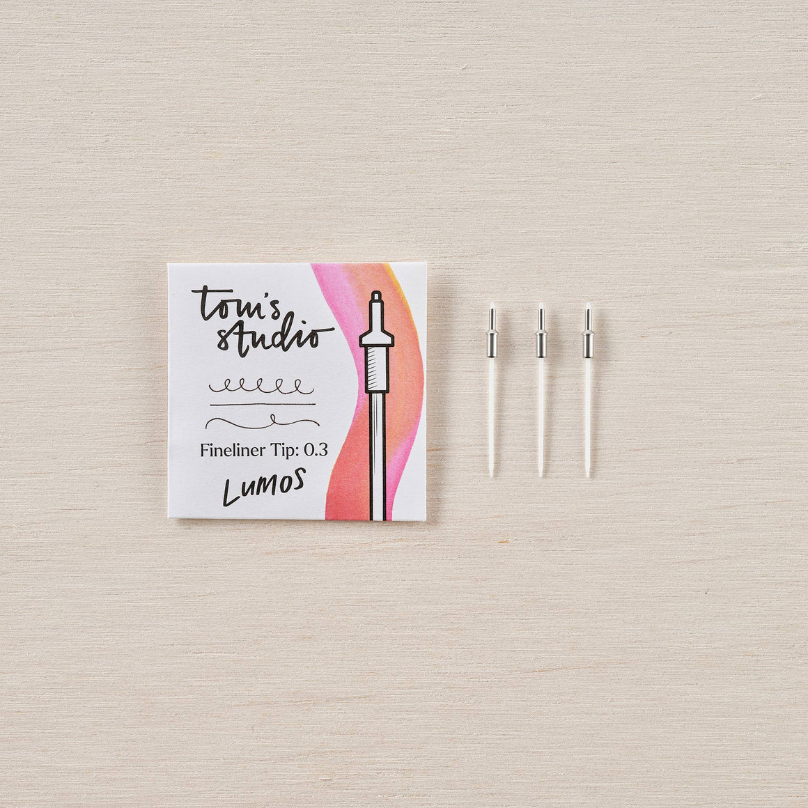 Tom's Studio - Lumos Tips (pack of 3): 3 x 0.3 Fineliner