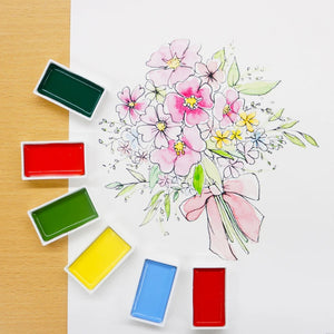 Kuretake Watercolour Gansai Tambi Set (18 colours) - MC20/18V