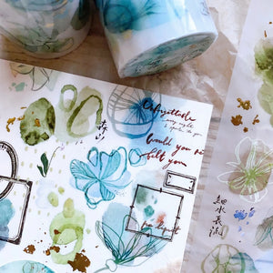 Shiwu Studio × Siyun 7.4cm Matte PET Tape - Latitude 23.5° North - Formosa