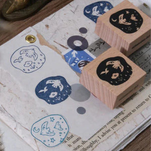 EileenTai.85 Rubber Stamp - Birds Day & Night - Set A