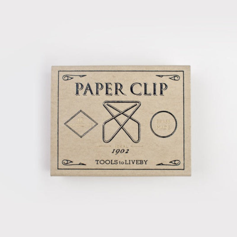 Tools to Liveby Gold Brass Paper Clips - Ideal