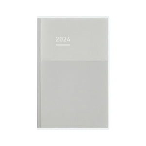 2024 Kokuyo Jibun Techo  Days Diary - A5 Slim - Gray