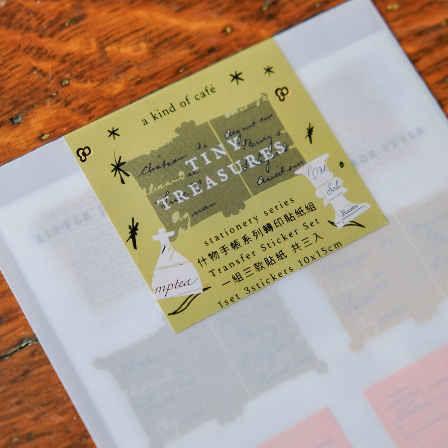 A Kind of Cafe Transfer Stickers - Tiny Treasures