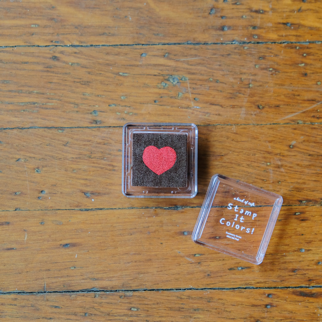 A Kind of Cafe DUO Ink Pad - Heart v2 - Be My Valentine