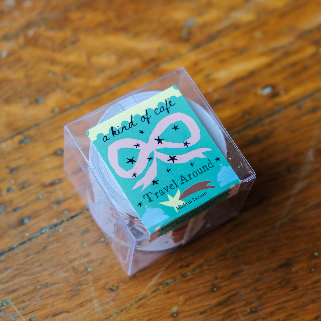 A Kind of Cafe Label Roll Sticker - Travel Around Journal