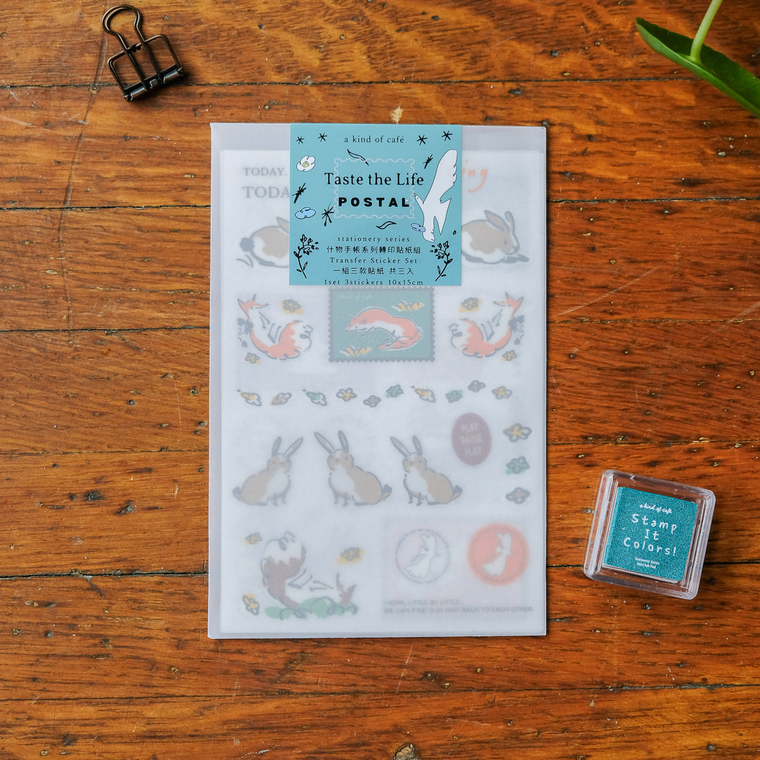 A Kind of Cafe Transfer Stickers - TTL Postal