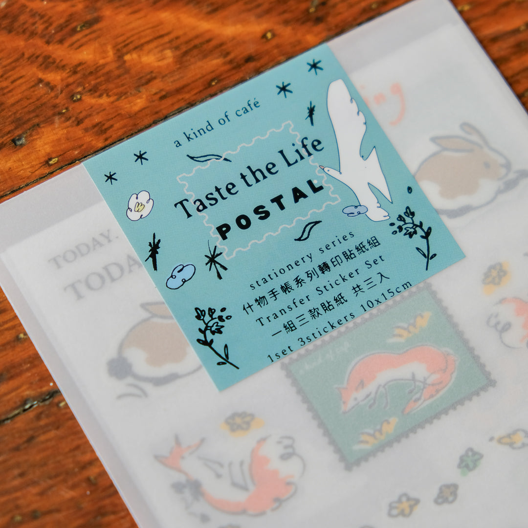 A Kind of Cafe Transfer Stickers - TTL Postal