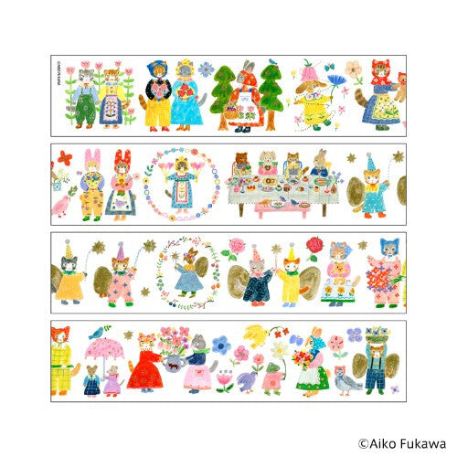 NIPPAN Decoration Roll Sticker Clear - Aiko Fukawa