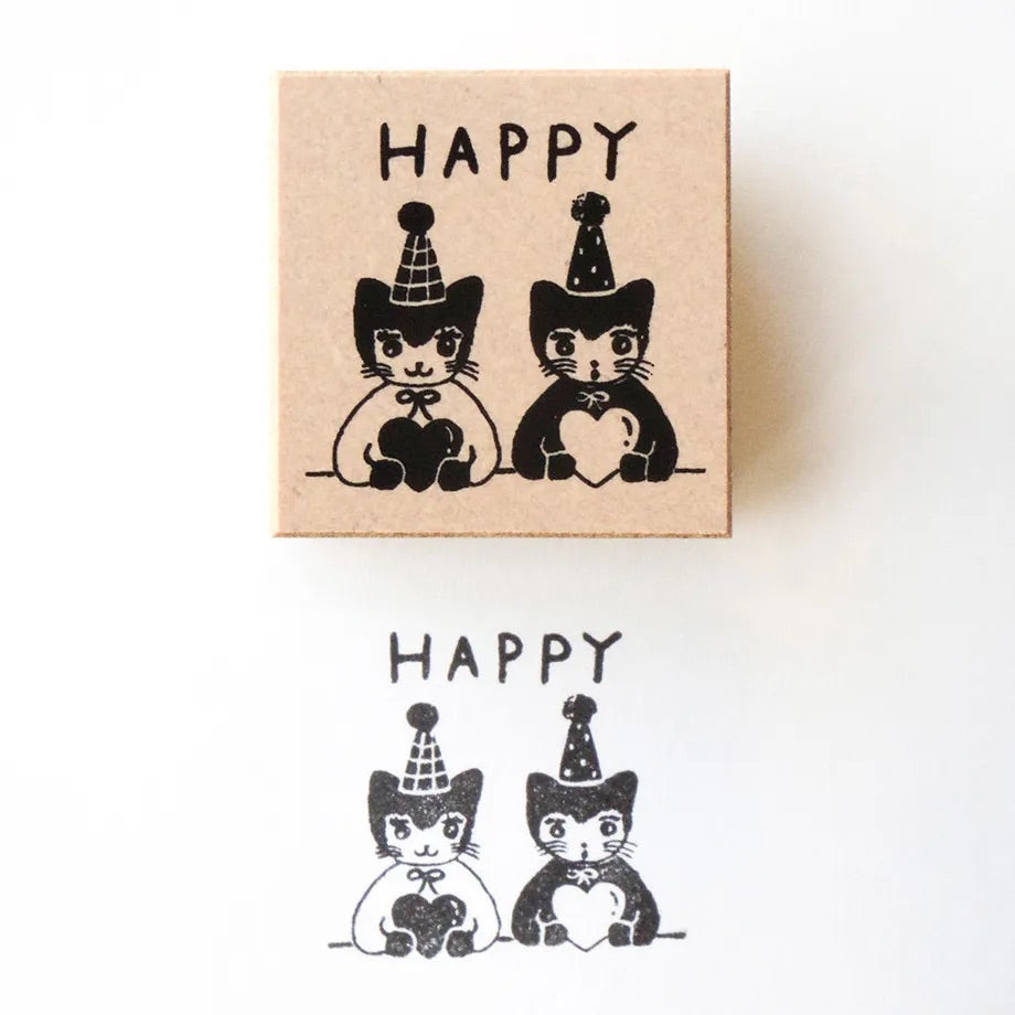 Cozyca x Aiko Fukawa Rubber Stamp - HAPPY 26969