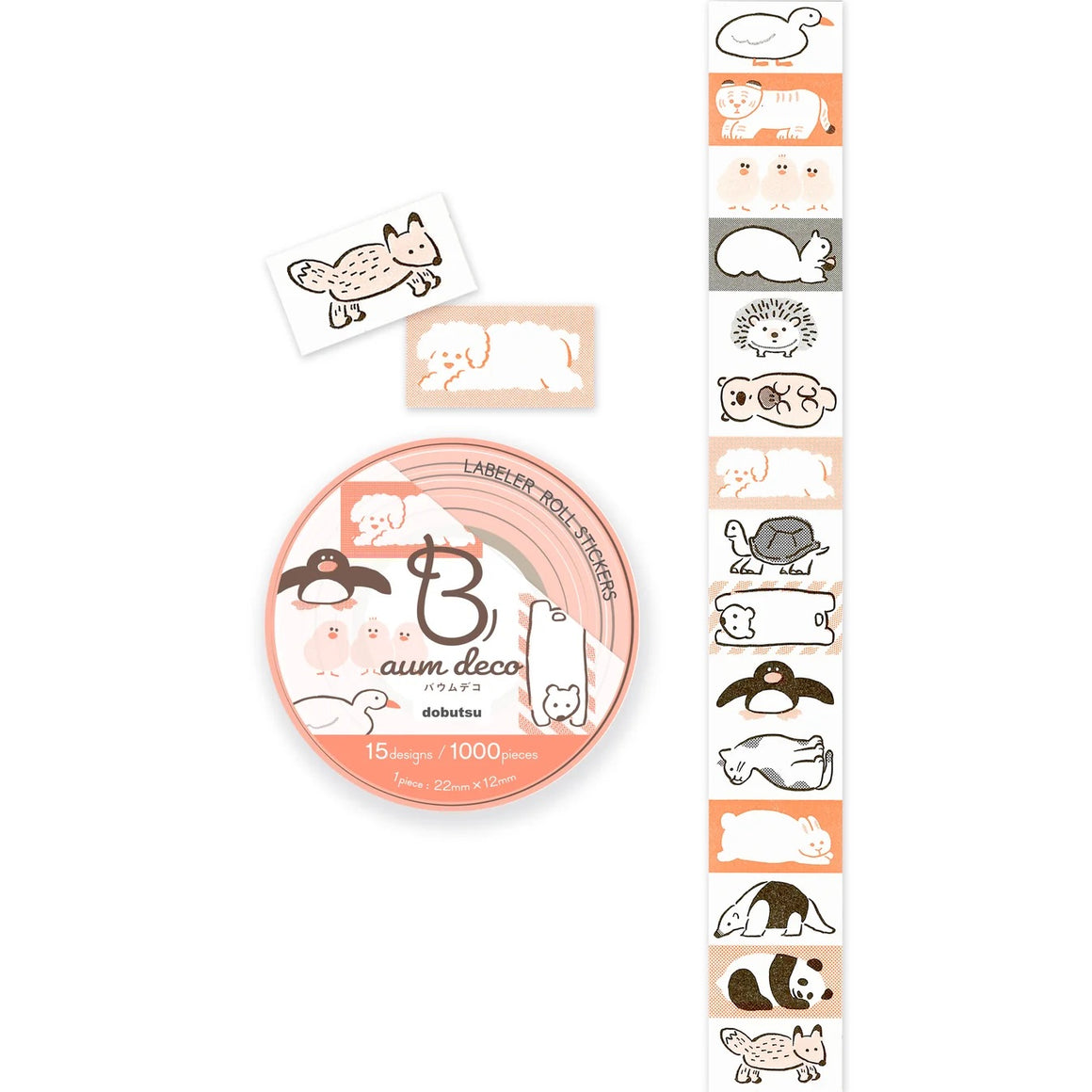 Beverly Baum Deco Stickers - Animals