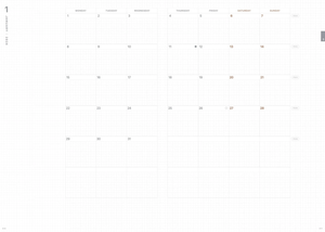 2024 Take A Note B6 Medium Weeks Planner
